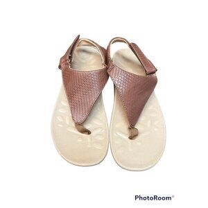 Megnya Women’s Sandals Size 7  Color Brown Adjustable Casual Shoes New (sku86)